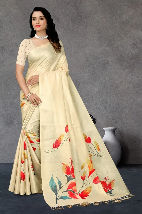 Cream_Erode_Cotton_Silk_Digital_Print_With_Latkan_Work_Saree_For_Women