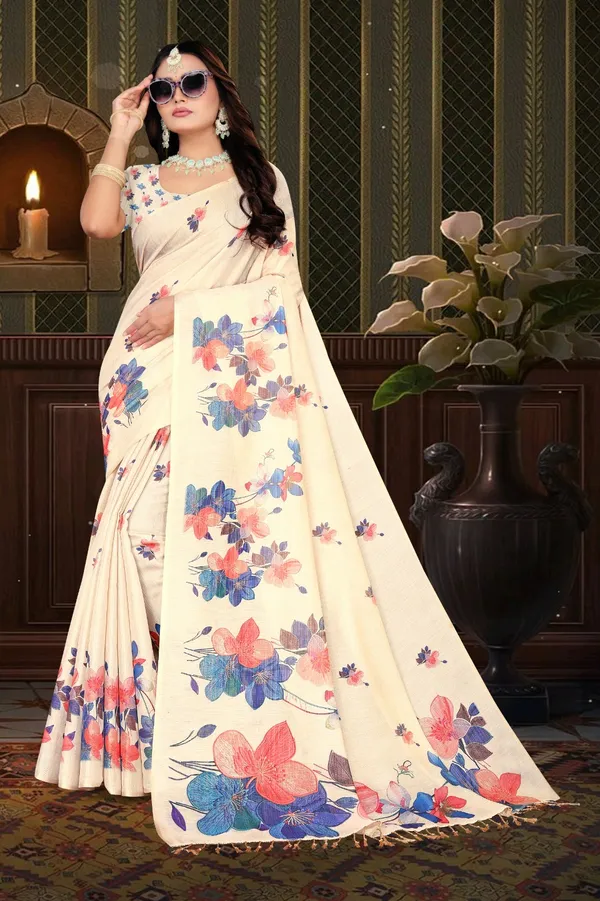 Cream_Erode_Cotton_Silk_Digital_Print_With_Latkan_Work_Saree_For_Women