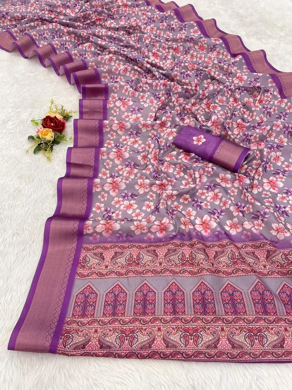 Wine_Aura_Cotton_Silk_Digital_Print_With_Latkan_Work_Saree_For_Women