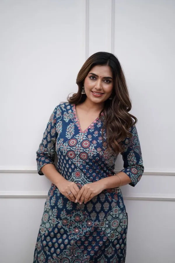 Blue_70%_Cotton_And_30%_Rayon_Co-Ord_Set_For_Women
