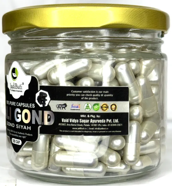 Kali_Gond_Capsule(Gond_Siya)_With_Pure_Gond_Siya_(Black_Gum)_Extract