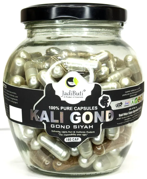 Kali_Gond_Capsule(Gond_Siya)_With_Pure_Gond_Siya_(Black_Gum)_Extract
