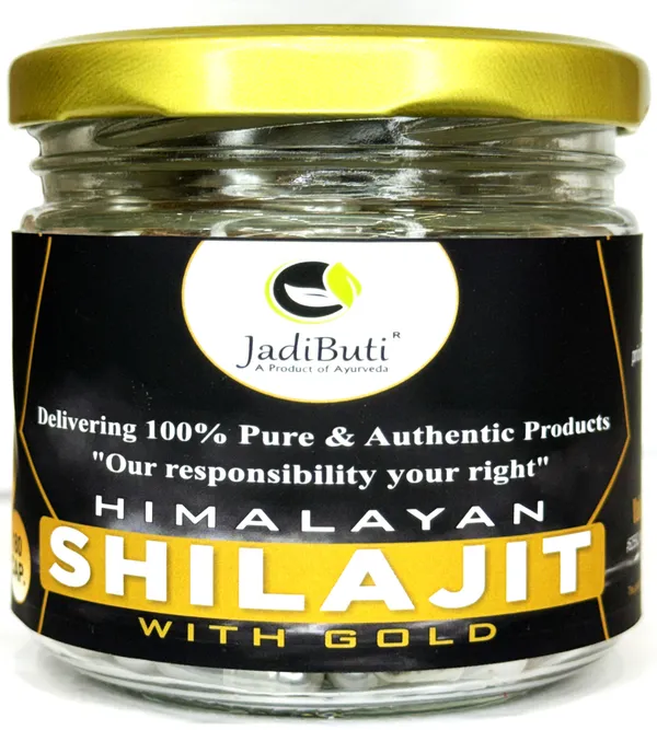 Himalayan_Shilajit_With_Gold_Capsule_With_Shilajit,_Swarna_Bhasma_(Gold_Dust)