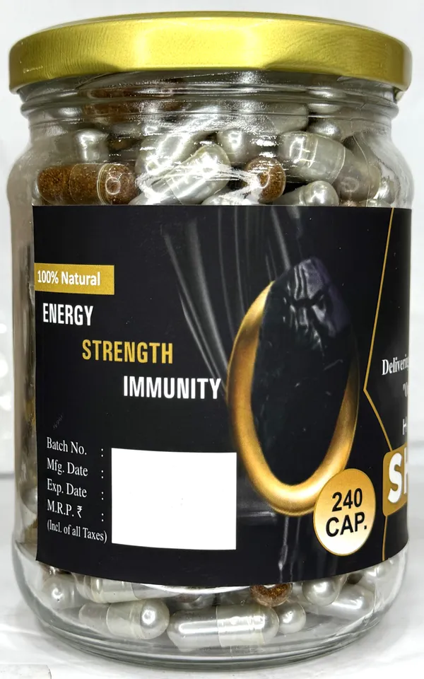 Himalayan_Shilajit_With_Gold_Capsule_With_Shilajit,_Swarna_Bhasma_(Gold_Dust)