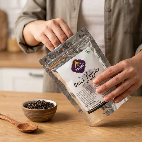 Ayomi_Pure'N'Natural_Black_Pepper_(Kali_Mirch)