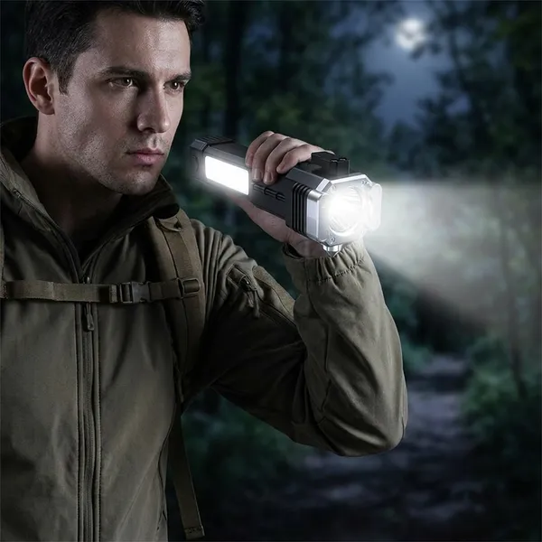 Rechargeable_Led_Flashlight_With_Solar_Panel_And_Adjustable_Focus