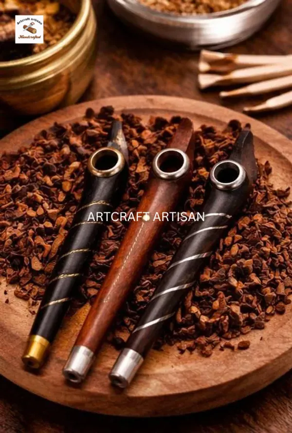 Brown_Wooden_craft_decor_Pipe_|_Handmade_Wooden_craft_Pipe