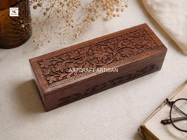 Wooden_Carved_Rectangle_Jewellery_Box