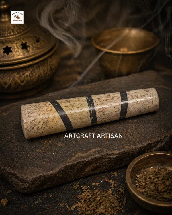 Handcrafted_Stone_Decorative_Artifact_|_Natural_Stone_Handicraft_|_Rustic_Home_Décor_Collectible_|_Artisan_Handmade_Gift
