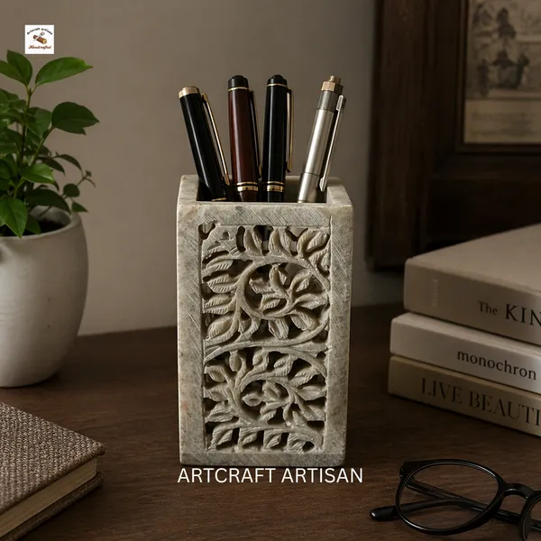 Stone_Carved_Pen_Stand