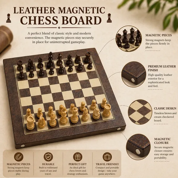 Leather_Magnetic_Chess_Board_Set