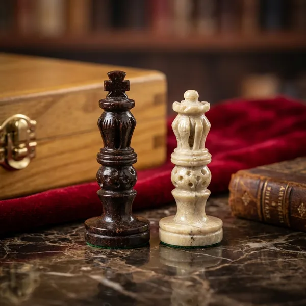 Multicolor_Handcrafted_Marble_Wooden_Chess_Set_With_Carved_Pieces