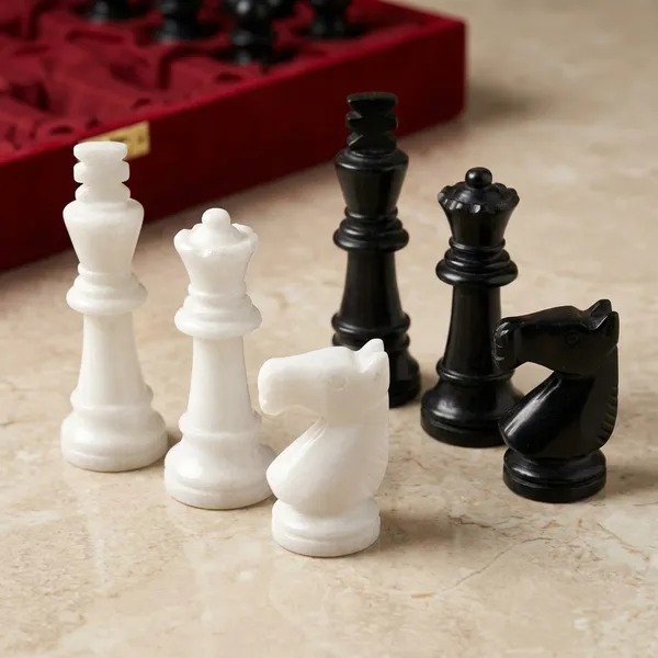 Pink_Classic_Marble_Black_And_White_Chess_Set_With_Storage_Box
