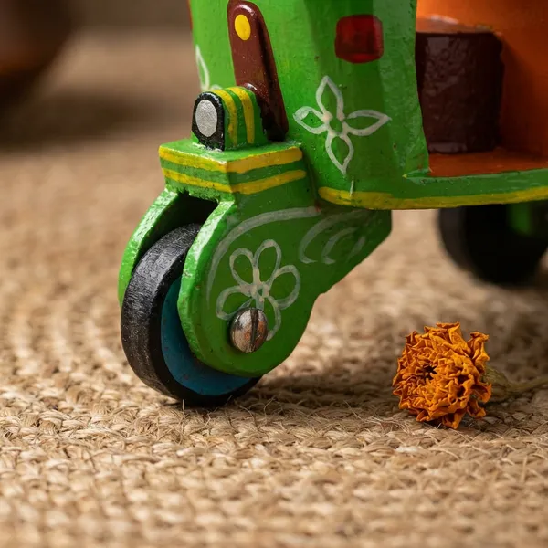 Multicolour_Hand_Painted_Wooden_Toy_Auto_Rickshaw