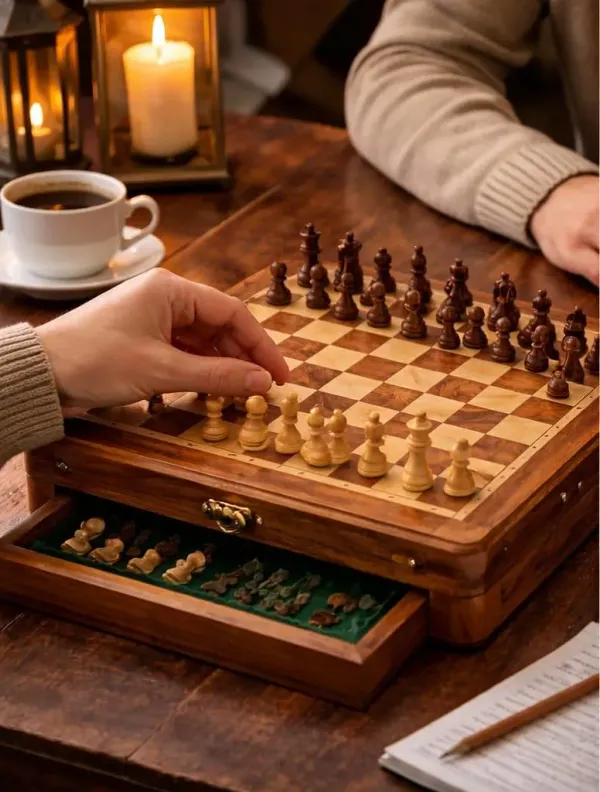 Brown_And_Black_Wooden_Folding_Chess_Set_With_Storage_Case