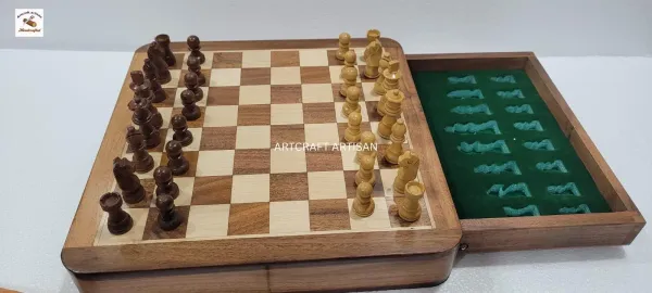 Brown_And_Black_Wooden_Folding_Chess_Set_With_Storage_Case