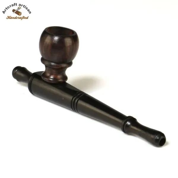 Black_Wooden_Craft_Pipe_5_Inch_|_Handmade_decor_Pipe