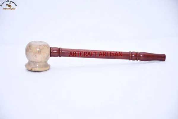 Brown_Wooden_craft_decor_Pipe_with_Stone_Cap_|_Handmade_Wooden_Pipe