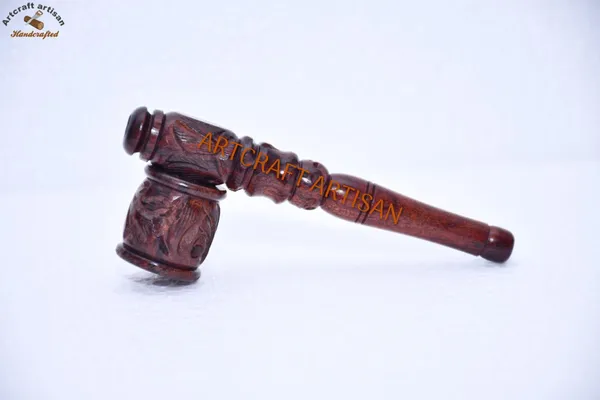 Brown_Wooden_carved_decor_Pipe_|_Handmade_Wooden_craft__Pipe_|_Hand_Carved__Pipe