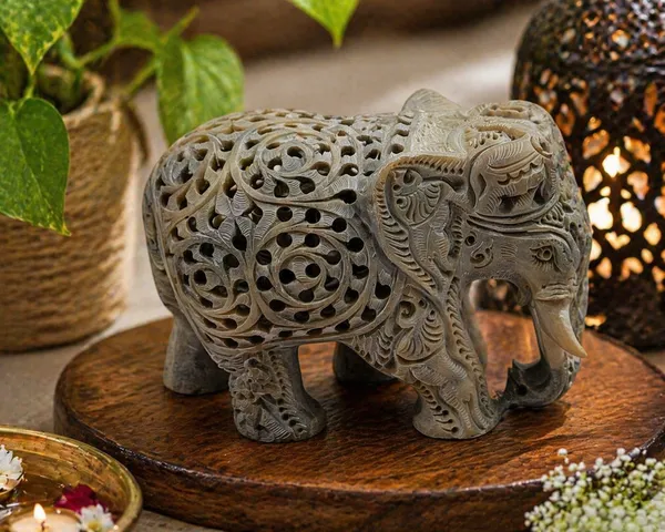 Soapstone_Elephant_Carved_Statue_with_baby_elephant_inside