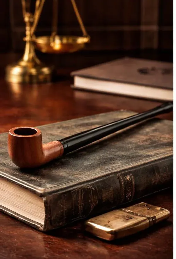 Wooden_Black_&_Brown_craft_Pipe_10_Inch_|_Handmade_Long_Stem_decor_Pipe_|_Vintage_Wooden__Pipe