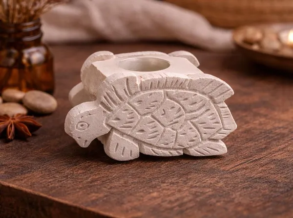 Stone_Carved_Tortoise_Candle_holder