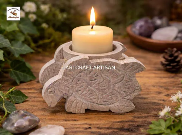 Stone_Carved_Tortoise_Candle_holder