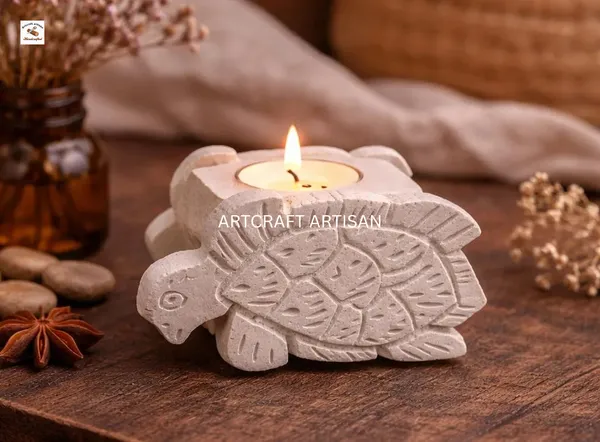 Stone_Carved_Tortoise_Candle_holder