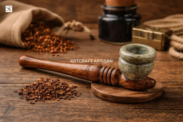 Brown_Wooden_craft_Pipe_with_Stone_Cap__|_Handmade_Wooden_classic__Pipe_|
