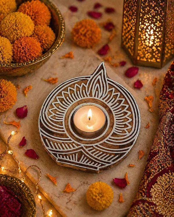 Hand_Carved_Wooden_Diya_Candle_Holder_|_Lotus_Tealight_Holder_|_Handmade_Diwali_Decor_|_Traditional_Wooden_Diya_Stand_|_Boho_Home_Decor_Gift