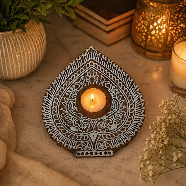 Hand_Carved_Wooden_Diya_Candle_Holder_|_Mandala_Tealight_Holder_|_Handmade_Diwali_Decor_|_Traditional_Wooden_Candle_Stand_|_Rustic_Boho_Home_Decor_Gift