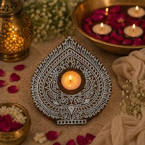 Hand_Carved_Wooden_Diya_Candle_Holder_|_Mandala_Tealight_Holder_|_Handmade_Diwali_Decor_|_Traditional_Wooden_Candle_Stand_|_Rustic_Boho_Home_Decor_Gift