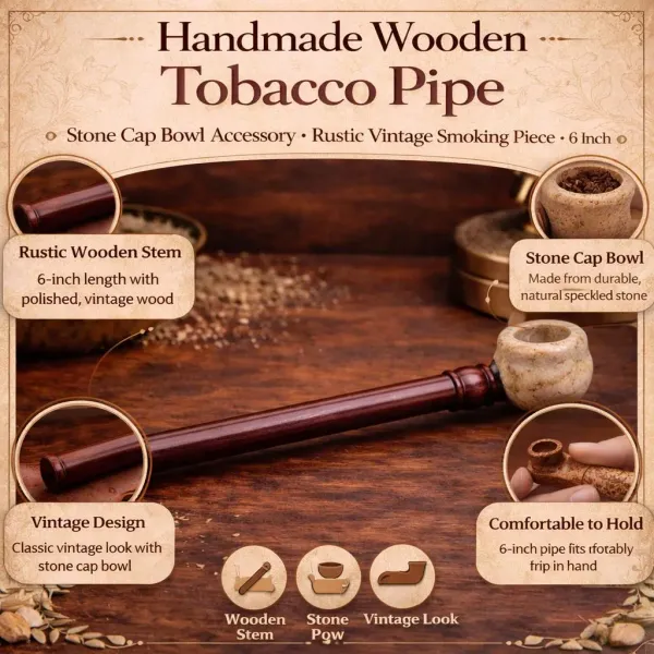 Brown_Wooden_craft_decor_Pipe_with_Stone_Cap_|_Handmade_Wooden_Pipe