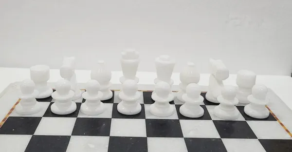 White_And_Black_Classic_Marble_Chess_Board_Game_Set