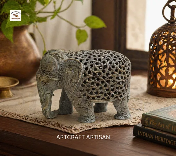 Soapstone_Décor_Elephant_Statue_undercut_elephant_Statue