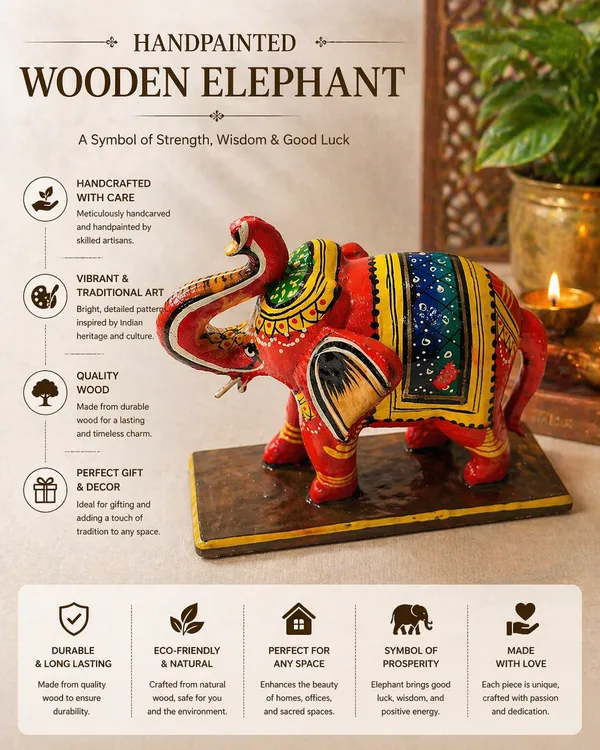 Wooden_Hand_painted_Elephant_Statue
