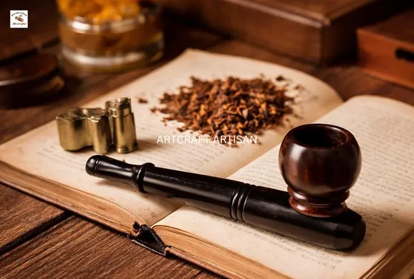 Black_Wooden_Craft_Pipe_5_Inch_|_Handmade_craft_Pipe_|_Classic_Tobacco_Pipe_|_Vintage_Black_Smoking_Accessory