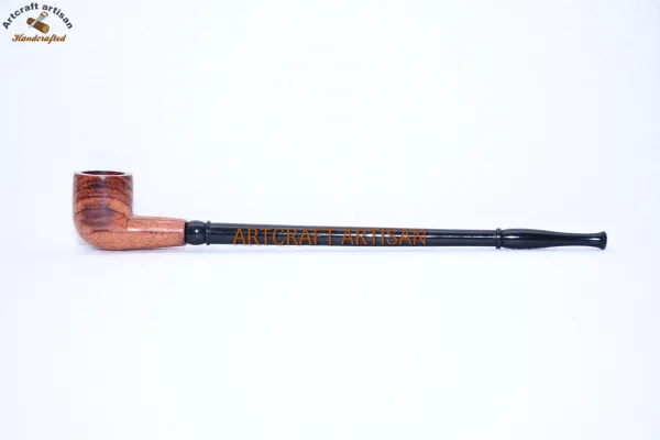 Wooden_Black_&_Brown_decor_pipe_10_Inch_|_Handmade_Long_Stem_Pipe_|_Vintage_Wooden_craft_Pipe