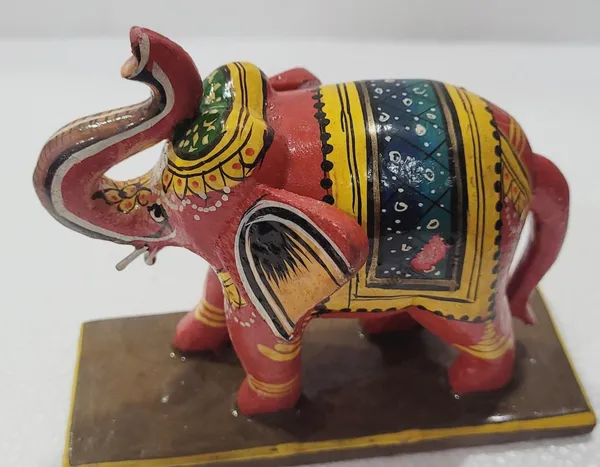 Wooden_Hand_painted_Elephant_Statue