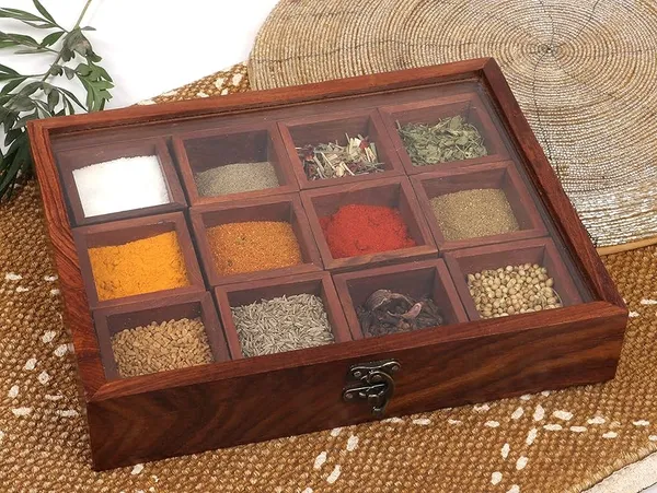 Wooden_Spice_Box_With_12_detachable_container