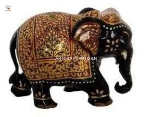 Wooden_Hand_Painted_Elephant_Statue