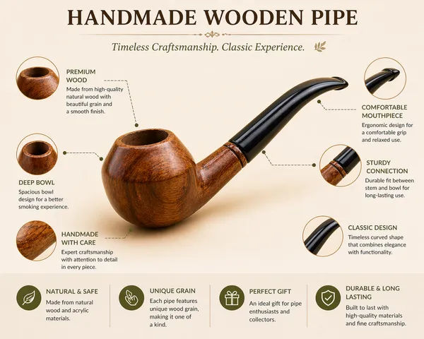 Brown_Wooden__Décor_Pipe_With_Curved_Stem