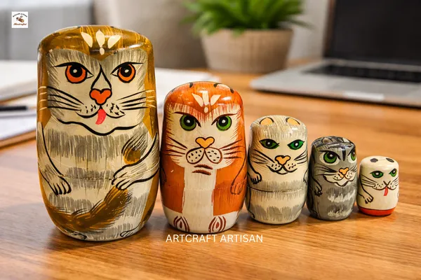 Wooden_Cat__Doll_5_in_1_Set