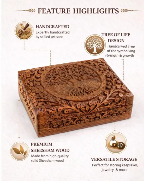 Brown_Handcrafted_Wooden_Tree_Of_Life_Jewelry_Box_With_Intricate_Carvings