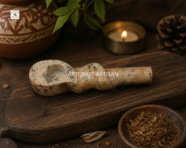 Handcrafted_Stone_Decorative_Artifact_|_Natural_Stone_Handicraft_|_Rustic_Home_Décor_Collectible_|_Artisan_Handmade_Gift