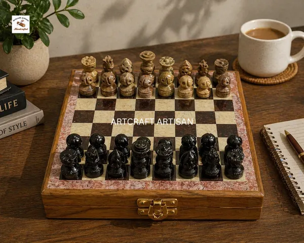 Handmade_Chess_Set_with_board