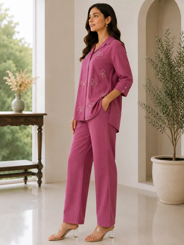 Mauve_Cotton_Trendy_Co_Ord_Set_For_Women_And_Girls_|_Contemporary_Design