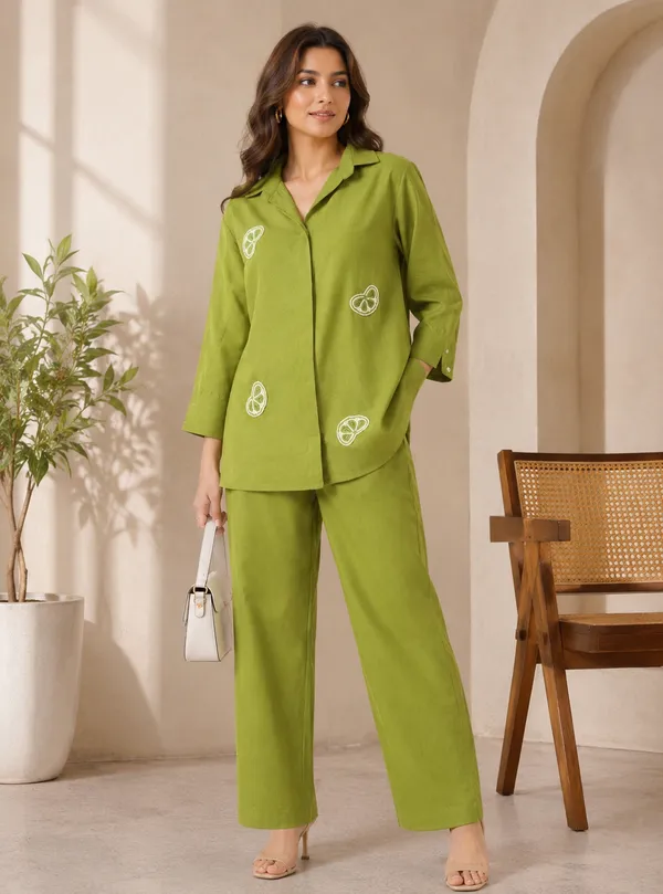 GREEN_LEMON_COTTON_CO_ORD_