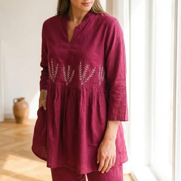 Dark_Pink__Top_&_Pant_Co_Ord_Set_For_Women_And_Girls_|_Modern_Fit