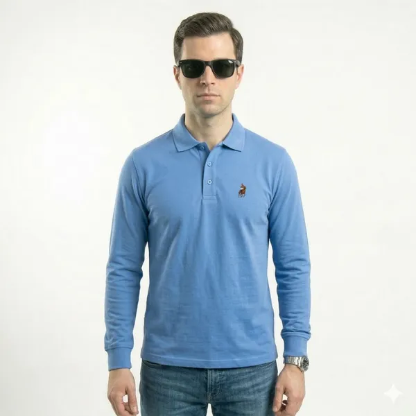 Royal_Blue_Cotton_Custom_Slim_Fit_Full_Sleeves_Polo_Shirt_For_Men